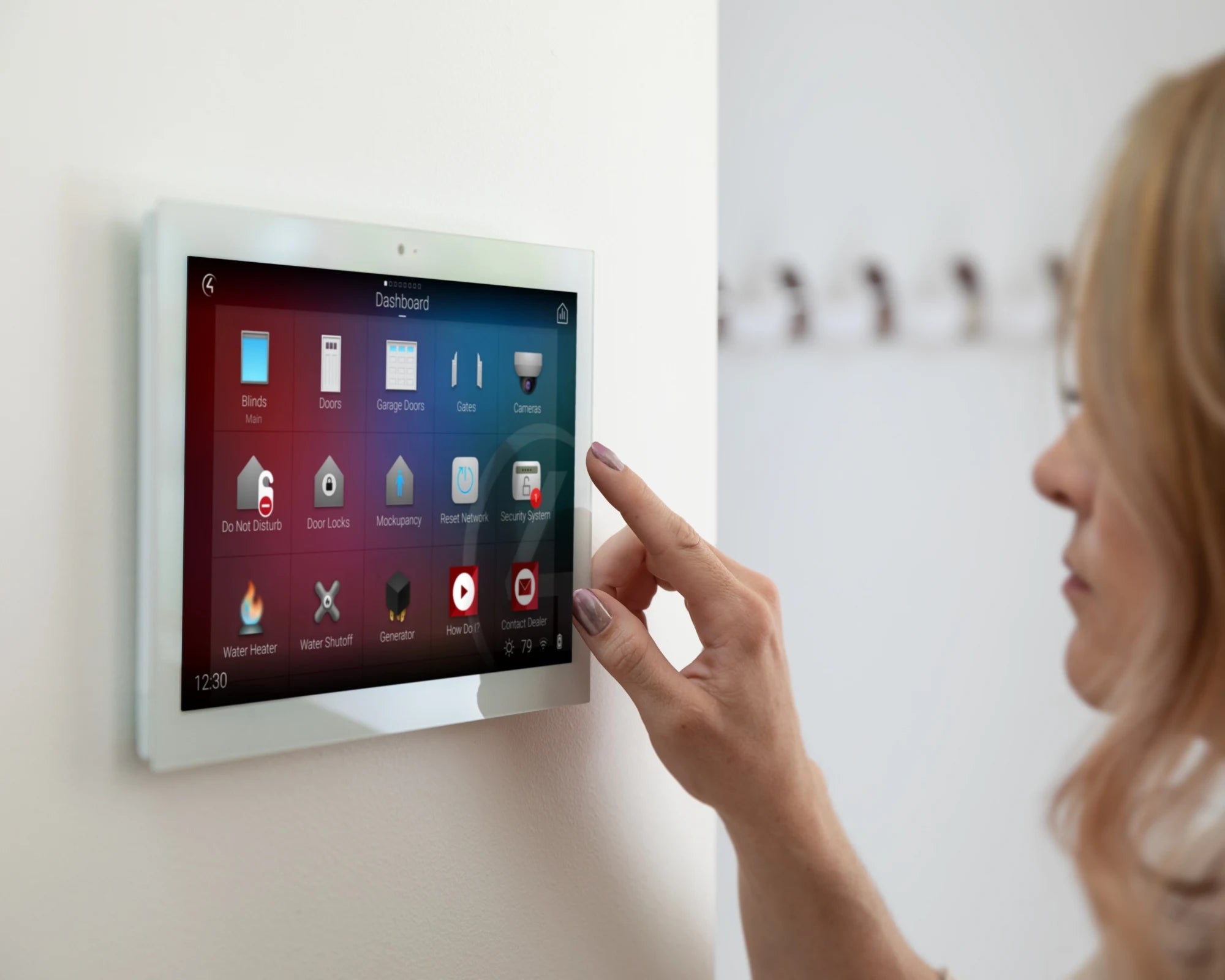 Control4 In Wall Touch Pad