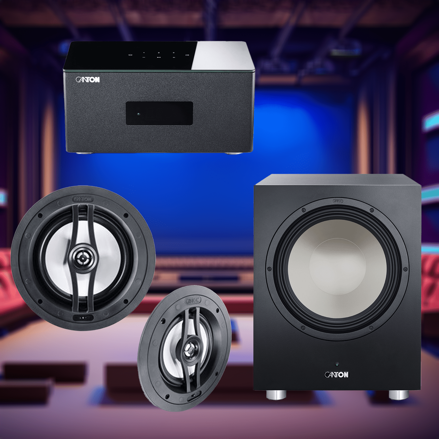 Canton In Ceiling Dolby Atmos Theatre Package - By. Bespoke Adelaide