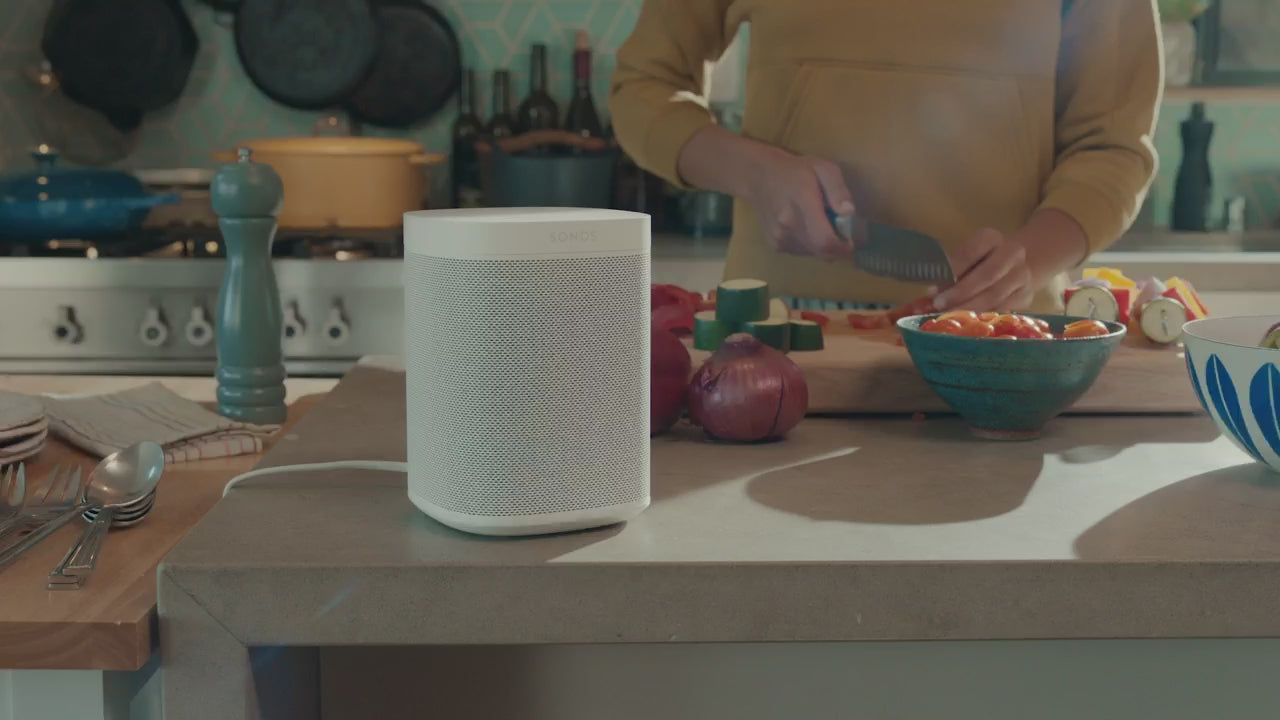 Load video: A video demonstrating a range of Sonos products