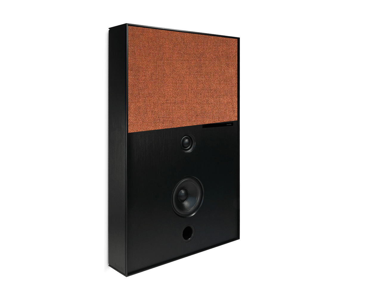 black and orange aalto d3 active speaker