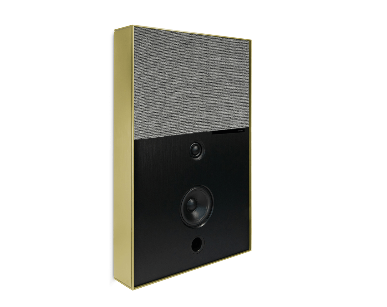 Basalte Aalto D3 Active Speaker Brushed Brass Light Grey