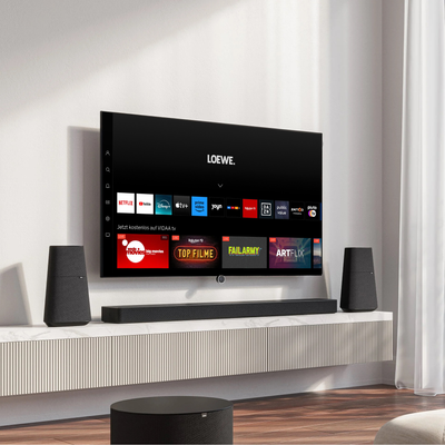 Loewe Inspire 48, 55, 65, 77 Inch Televisions in australia, at By Bespoke. Shop now premium UHD OLED Made in Germany. 