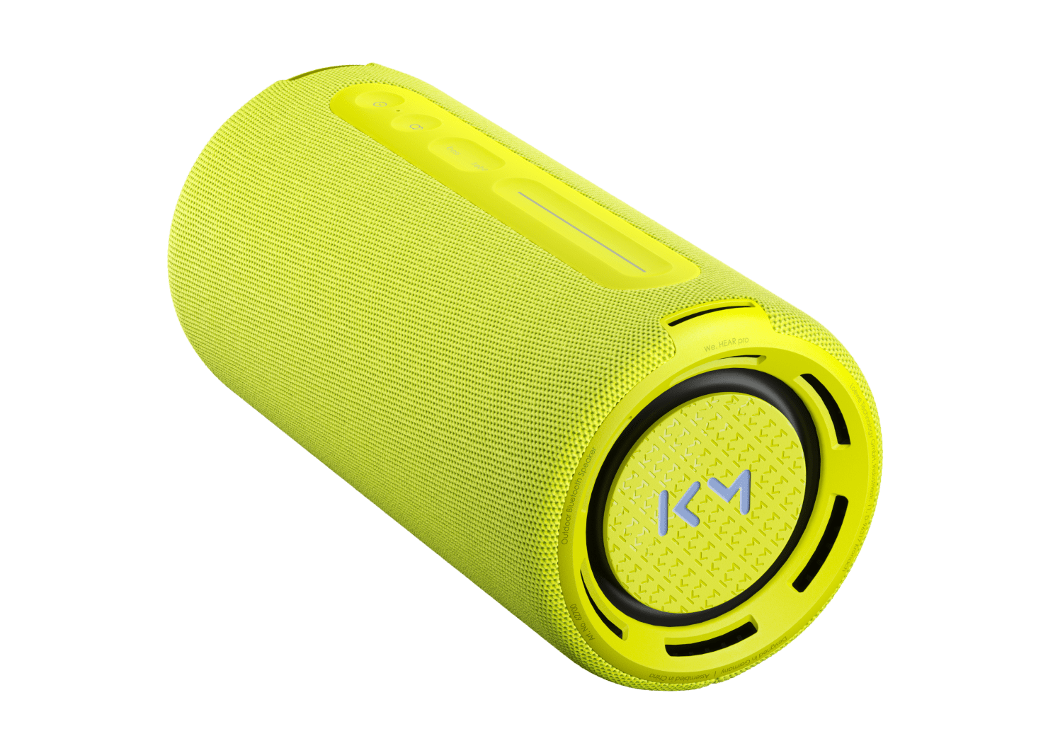 We. Hear Pro in Neon. Sync with Kylian, Bluetooth Speaker.