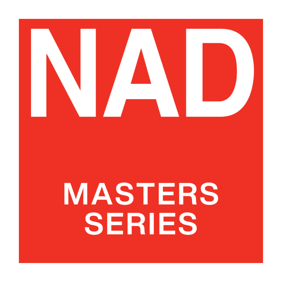NAD Masters Collection logo representing premium European audio equipment available from Bybespoke.com.au with Australian warranty and nationwide delivery.